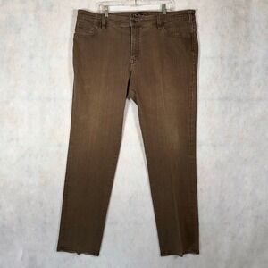 34 Heritage Charisma Pants Mens 44/34 Brown Good Straight Leg Stretch Denim